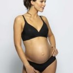 pregnant lady in bra